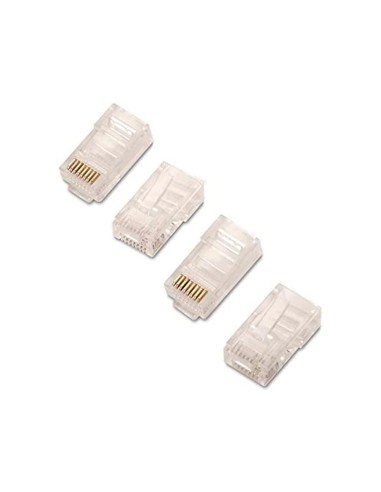 Conector nanocable rj45 8 hilos categoria 6