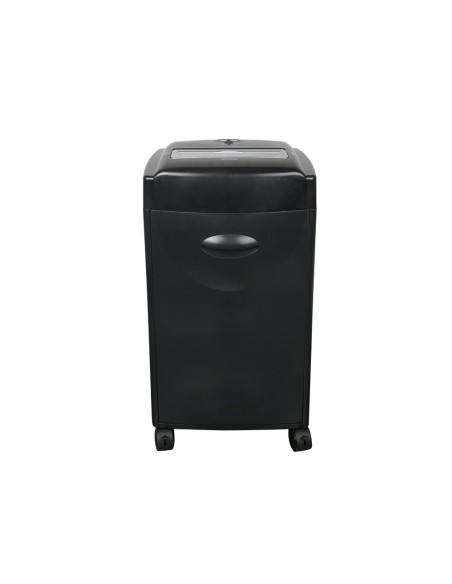 Destructora de documentos q-connect kf15553 capacidad de corte 15 h destruye grapas clips cd y tarjetas 35 litros