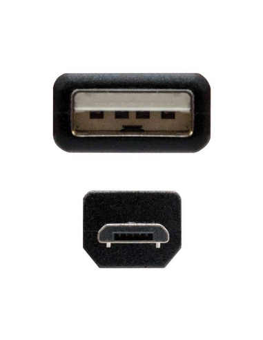 Cable usb nanocable 2.0 tipo a/m-micro usb b/m...