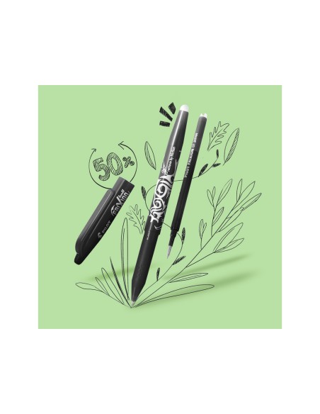 Recambio boligrafo pilot frixion ball negro caja de 3 unidades