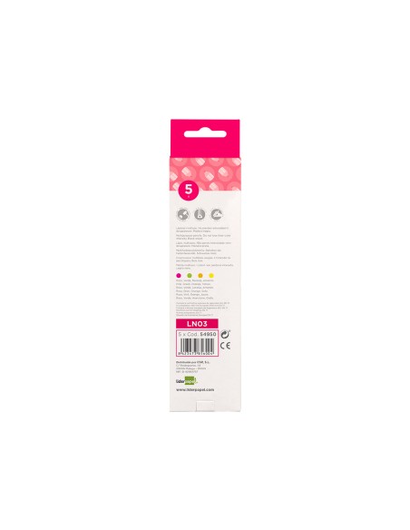 Lapices fluorescente liderpapel jumbo neon amarillo