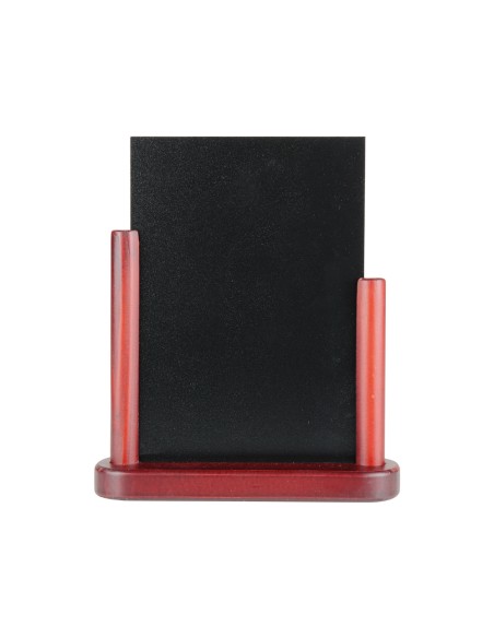 Pizarra negra liderpapel doble cara de madera con superficie para rotuladores tipo tiza 15x21cm