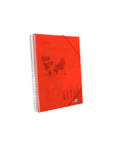 Carpeta liderpapel escaparate con espiral 80...
