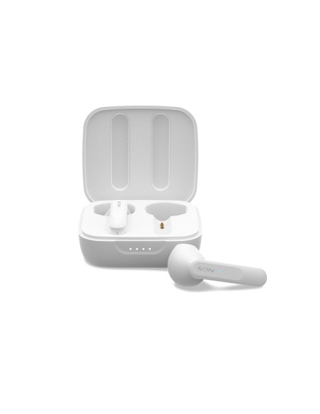 Auricular ngs artica move inalambrico bluetooth 5.3 true wireless stereo con estuche de carga color blanco