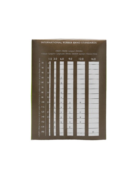 Gomillas elasticas q-connect 1000 gr numero 6 60 x 2 mm