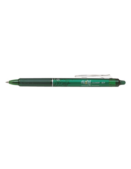 Boligrafo pilot frixion clicker borrable 0,7 mm color verde