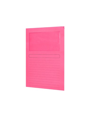 Subcarpeta cartulina q-connect din a4 rosa con...