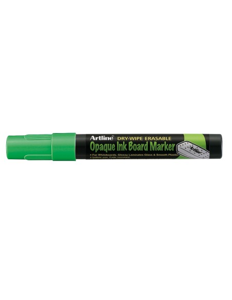 Rotulador artline pizarra verde negra epw-4 ve-gr color verde fluorescente bolsa de 4 unidades