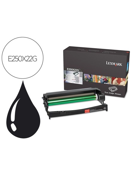 Tambor lexmark e250x22g e250 / e350 / e352 / e450 negro 30000 paginas