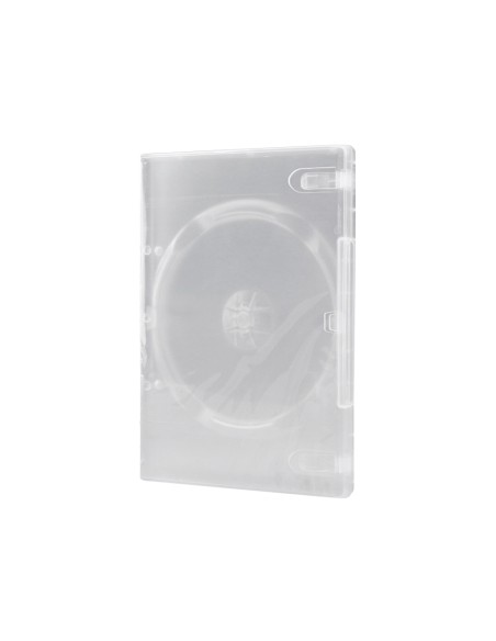 Caja dvd q-connect transparente pack de 5 unidades