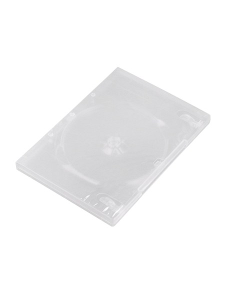 Caja dvd q-connect transparente pack de 5 unidades