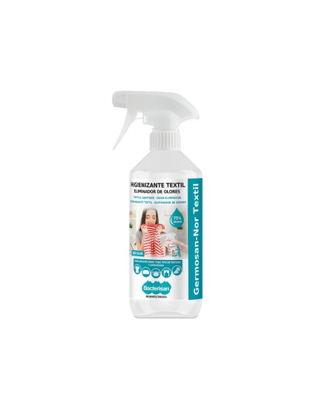 Desinfectante bacterisan germosan-nor bp7 virucida para textil bote pulverizador de 500 ml