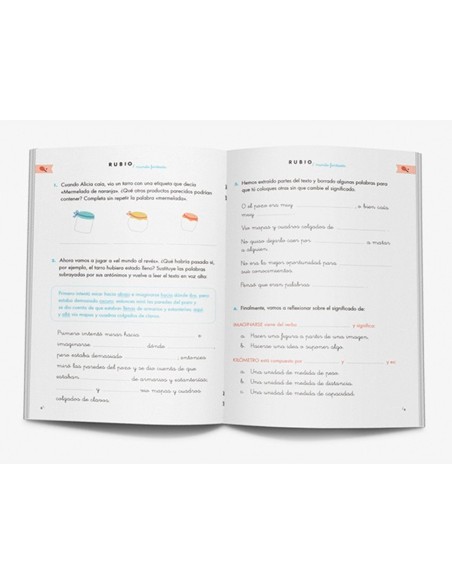 Cuaderno rubio competencia lectora 5 mundo fantasia
