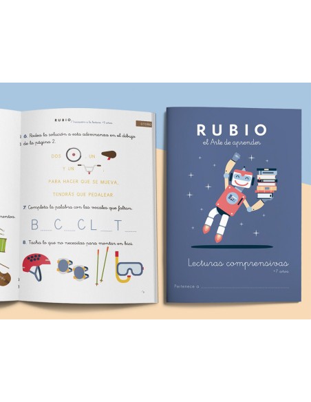 Cuaderno rubio lecturas comprensivas + 7 años