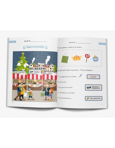 Cuaderno rubio lecturas comprensivas + 6 años