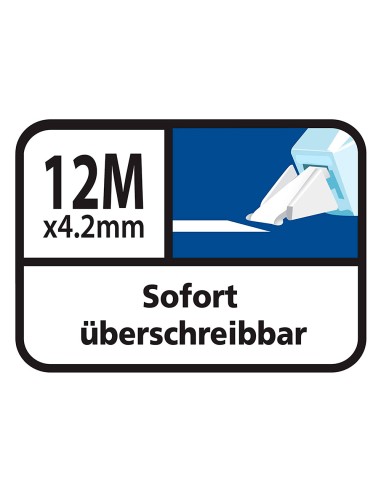 Corrector tipp-ex easy lateral 4,2 mm x 12 m