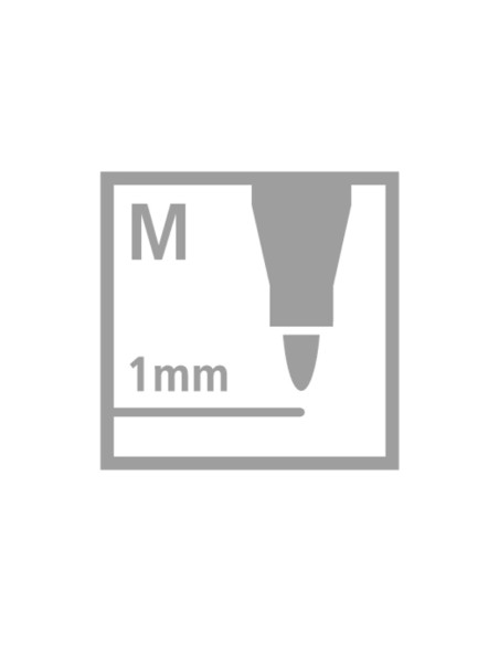 Rotulador stabilo acuarelable pen 68 ocre oscuro punta gruesa 1mm