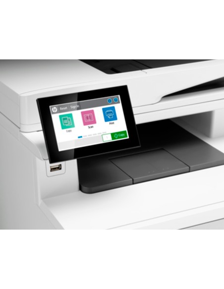 Equipo multifuncion hp laserjet enterprise color mfp m480f duplex red 27 ppm escaner copiadora impresora