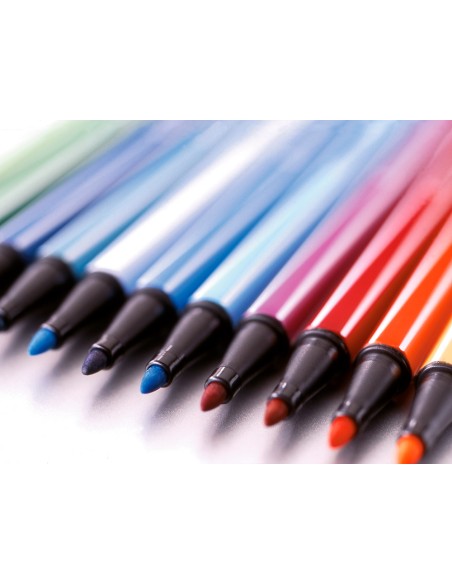 Rotulador stabilo acuarelable pen 68 violeta punta gruesa 1mm