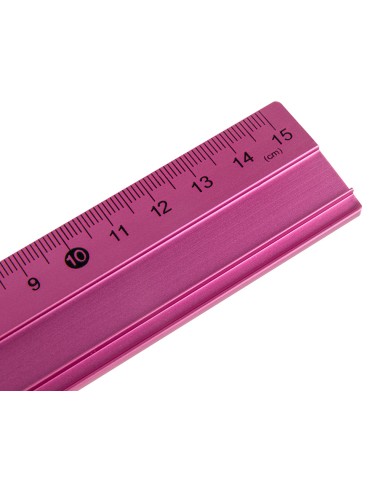 Regla liderpapel 15 cm aluminio colores surtidos