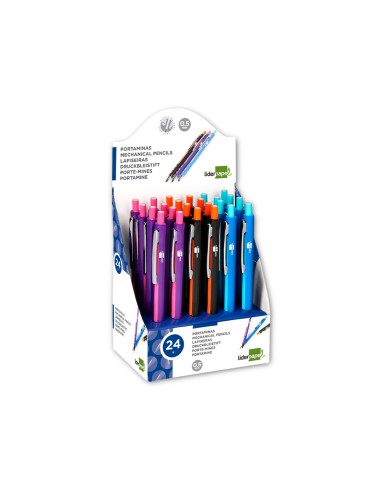 Portaminas liderpapel 0,5 mm colores surtidos