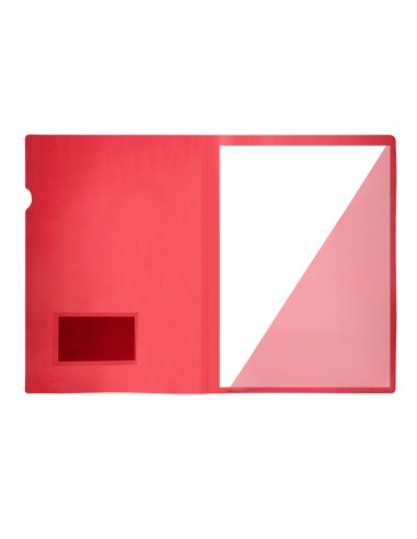 Carpeta liderpapel dossier a4 uñero color rojo