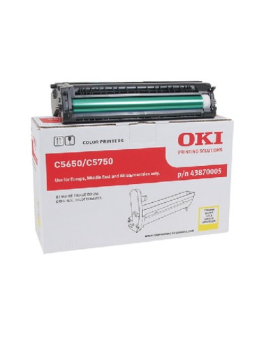 Tambor oki c5650/5750 amarillo 20000 paginas