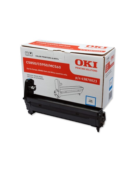 Tambor oki c5850/5950 cian 20000 paginas