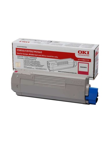 Toner oki c5850/5950/mc560 magenta -6000pag-...