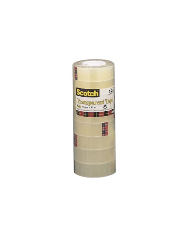 Cinta adhesiva scotch acordeon 550 33 m x 19 mm...
