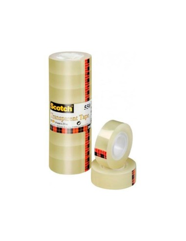 Cinta adhesiva scotch acordeon 550 33 m x 19 mm...