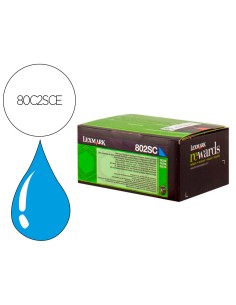 Toner laser lexmark 80c2sce...