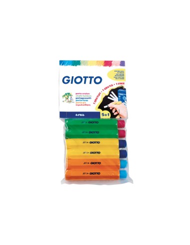 Portatizas plastico giotto blister de 5+1 de...