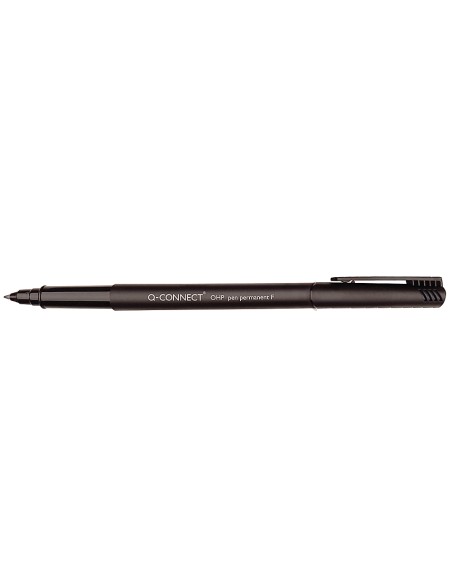 Rotulador q-connect retroproyeccion punta fibra super fina redonda 0,5 mm permanente bolsa 4 rotuladores