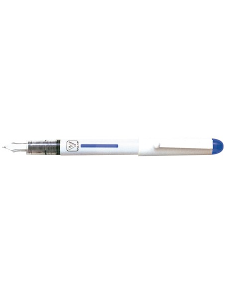 Pluma pilot v pen blanco desechable azul svpn-4wl