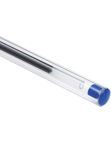 Boligrafo bic cristal original tinta azul bolsa de 5 unidades