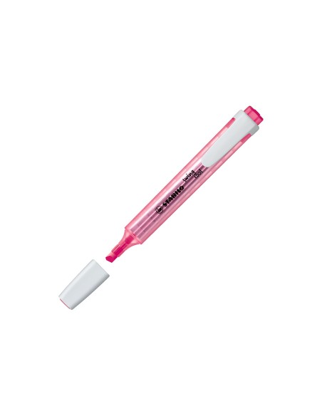 Rotulador stabilo marcador fluorescente swing cool rosa