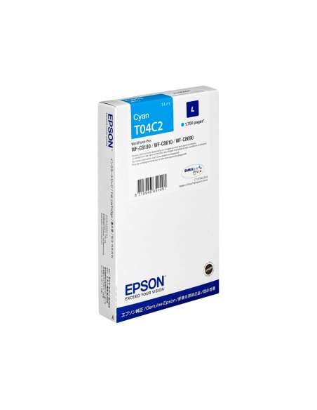Ink-jet epson t04c2 cian 1700 paginas
