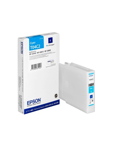 Ink-jet epson t04c2 cian 1700 paginas