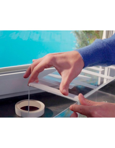 Cinta adhesiva q-connect doble cara 33 m x 25 mm