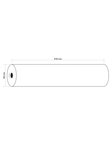 Rollo papel fax exacompta 210 mm x 30 m