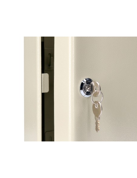 Armario metalico portallaves q-connect 370x280x80 mm para 140 llaves