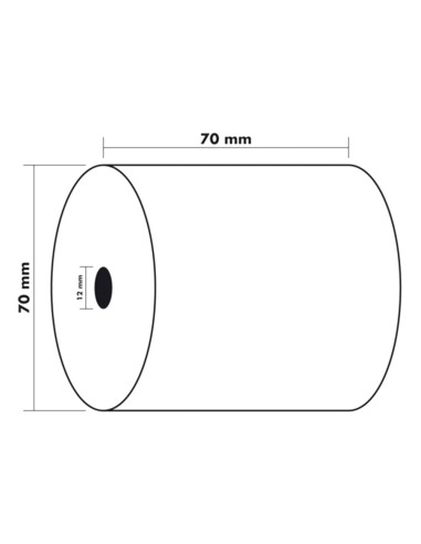 Rollo sumadora exacompta electro offset 70 mm x...