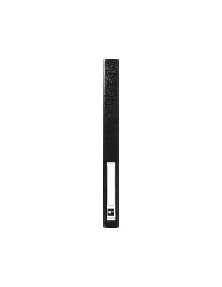 Carpeta proyectos liderpapel folio lomo 30mm carton gofrado negra