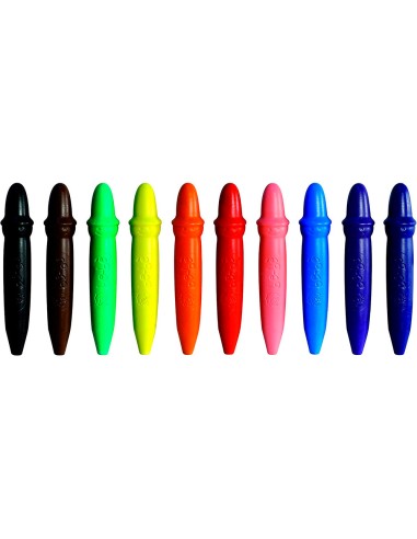 Lapices cera giotto super bebe caja de 10...