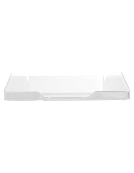 Bandeja sobremesa plastico q-connect transparente 240x70x340 mm