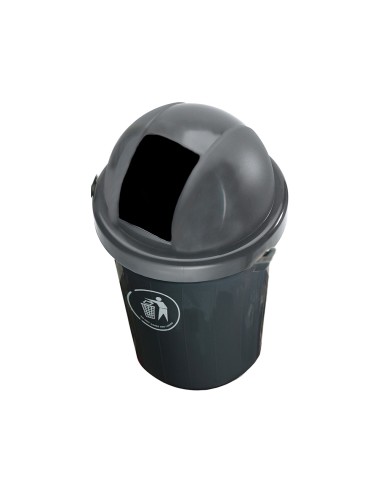 Papelera contenedor q-connect plastico con...
