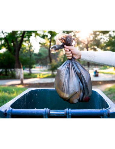 Papelera contenedor q-connect plastico con...