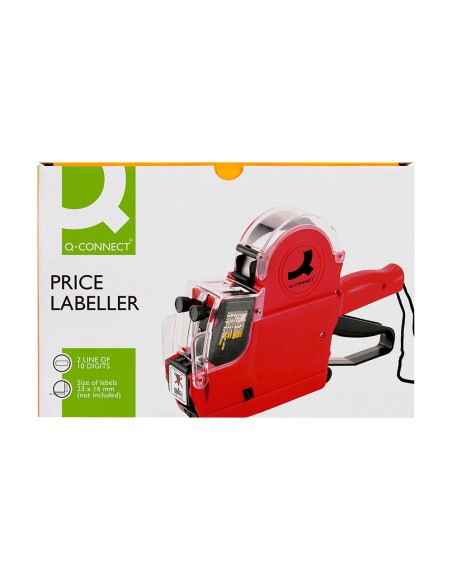 Etiquetadora q-connect 2 rodillo 10 digitos
