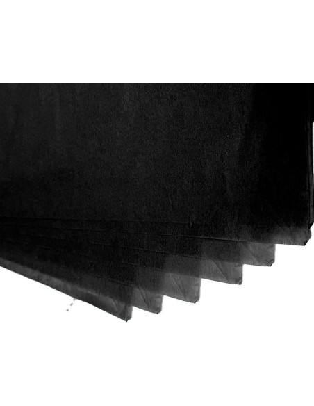 Papel seda liderpapel 52x76cm 18g/m2 bolsa de 5 hojas negro